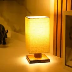 Abajur De Quarto Cabeceira Moderno Rústico Luminária Decorativa De Mesa
