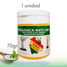 Estevia Ecológica Natu diet 1frasco 80 gramas