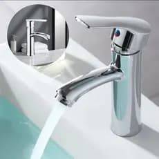 Torneira Para Banheiro Aço Inox Metal Luxo Lavabo Cuba Pia Misturador Água