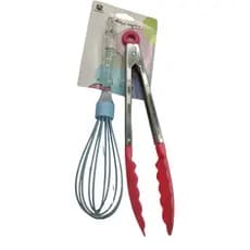 Kit Cozinha Utensílios Culinário Mini Pincel E Espátula , Pagador ,Batedor Fue ,Misturador Manual Silicone
