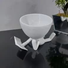 Vaso fofo decorativo para plantas de pequeno porte - artificial - vaso deitado lendo livro 14x9cm