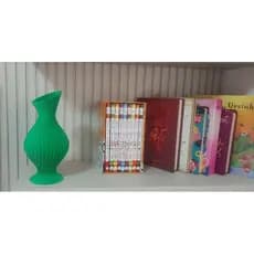 Vaso para plantas e afins Decorativos em Espiral - Vaso verde decorativo moderno Lindo 24cm