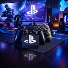 Suporte De Mesa Para Controle De PS4 - PlayStation 4 - Slim - Fat - Pro = deixe seu setup gamer top