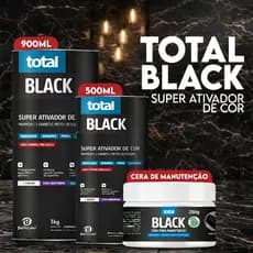 Total Black Bellinzoni 500ml | 900ml Ativador De Cor Nero Marquina Óleo + Cor marmore e granito cera