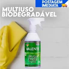 Limpador Multiuso Biodegradável Valente Limpa Tudo Sem C'loro | Piso Clean