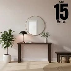 Papel de Parede Premium Bordado Rosê 3D Rolo 5m x 45cm Autocolante Sala Quarto