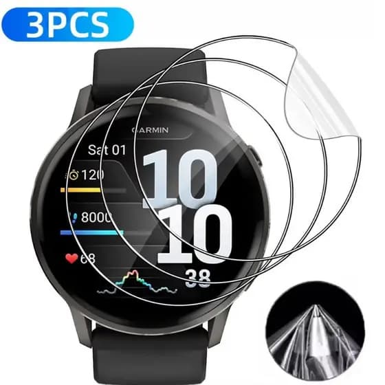 3 Pçs Capa Completa HD Filme De Hidrogel Macio Para iQOO Relógio GT2 GT Watch5 Anti-Impressões Digitais 2 5 Protetor De