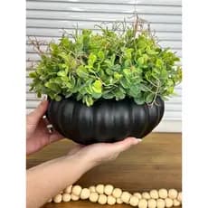 Arranjo Artificial Eucalipto Equibana Gomo Preto