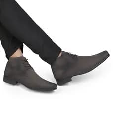 Sapatos Masculinos Social Homem Bico Quadrado Trabalho Festa Casamento Noivado Cano Alto Barato