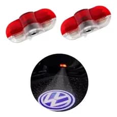 Projetor Carro Porta Led Luz Cortesia Vw Golf Mk4 1999-2014
