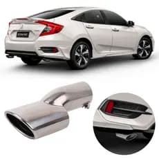 Honda Civic G10 Ponteira Esportiva Para Escapamento Aço Inox