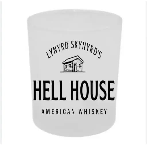 Copo de Vidro jateado whisky Hell House Lynyrd Skynyrd'S personalizado 200ml