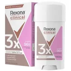 Rexona Clinical 3X Mais Proteção Desodorante em Creme 96h 58g - Classic