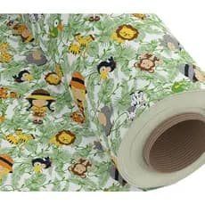 TNT Estampado Selva Safari - Decoração de Mesa e Parede 1,40m x 2,00m