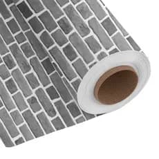 TNT Estampado Tijolinho Cinza 2,00m X 1,40m Decoração