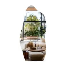 Espelho Ogânico 100x50 Grande C/Suporte Diversos Modelos