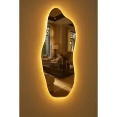 Espelho Orgânico Com Led 100x50 Corpo inteiro
