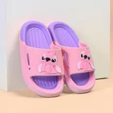 Chinelo Slide Infantil Nuvem Menina Menino Stitch Leve Antiderrapante Confort