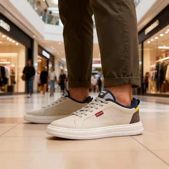 Sapatenis Calce Facil Sport Fire Masculino Confortável, Leve e com Design Moderno