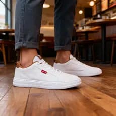 Tênis Branco Masculino Sport Fire Design Moderno e Conforto Garantido