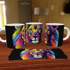 Caneca Personalizada Leão Vários Modelos 325ml