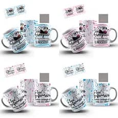 caneca personalizada flork profissões copo personalizado xícara presente café canecas porcelana MOD2