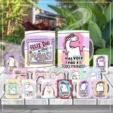 caneca personalizada flork dia das mães vários modelos 325ml