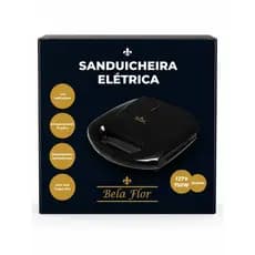 Sanduicheira  E Grill  multifuncional  potente 127 preta  .