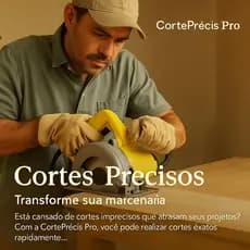 Serra Circular Potente 1100W 127V Cortes Precisos Madeira Ferramenta Eletrica