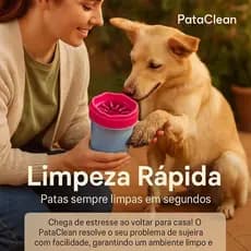 Lava Patas Pet 600ml Higienizador Facilidade Banho Animal Limpeza Rapida
