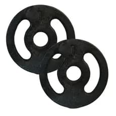 Par de Anilhas 1Kg Ferro