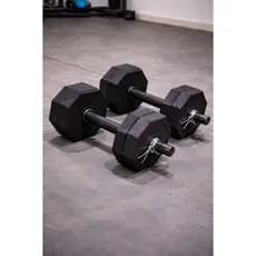 Kit Halteres E Anilhas Peso Musculação Ajustável 20kg