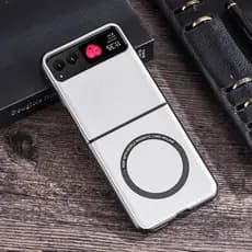 Para Motorola MOTO Razr 40 Ultra, 50 Ultra Caso ELVEV Vintage Couro Do Plutônio Fino À Prova De Choque Capa De Telefone