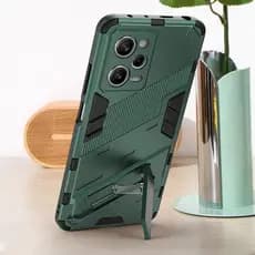 Para POCO X5 , X5 Pro , F5 F6 , M6 Caso ELVEV À Prova De Choque Punk Duro PC Armadura Capa Protetora Com Suporte