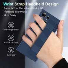 Para Samsung Galaxy S23 Ultra / S23 Plus Estojo ELVEV Pulseira De Silicone Anti-Impressão Digital Capa Protetora