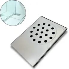 Pratic Ralo Inteligente Para Box 14x10cm em aço inoxidável