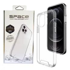 Capa Space Transparente Anti Impacto com protecao resistente Compativel com iPhones 17 16 15 14 13 12 11 7 8 X XR XSMAX