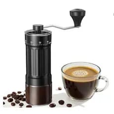 Moedor de Café Manual Núcleo Cerâmico Ajustável para Moagem Fina e Grossa