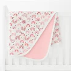 Edredom Para Bebê Malha 100% Algodão Estampado Personalizado menina