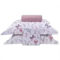 Lencol Cama Box Solteiro 3 Pecas Estampado Com Liso 400 Fios
