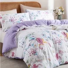Capa Edredom Coberdrom Duvet Casal Padrão + Fronhas 2,20 X 2,40 ESTAMPADA E LISA 400 Fios Confort