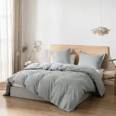 Capa Edredom Duvet Queen + Fronhas 400 Fios Confort Com Zíper