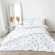 Capa Edredom Duvet Queen + Fronhas 100% Algodão Percal Estampadas e Lisas Confort 2,40x2,50