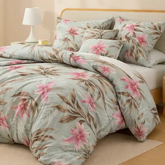 Capa Duvet Solteiro Edredom Estampado 1,60 x 2,40 Com Zíper 400Fios Sortidas