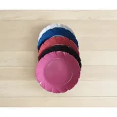 5 Prato de Sobremesa Plástico 17 cm Ideal para Lanches e Festas