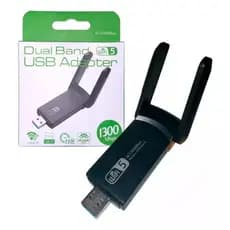 Adaptador Wifi 5 Dual Band 1300 Mbps - Alta Qualidade