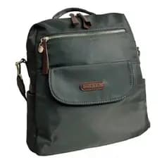 Bolsa Mochila feminina Pavão De Ouro verde impermeável