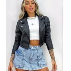 Jaqueta Couro jaqueta feminina jaqueta estilosa