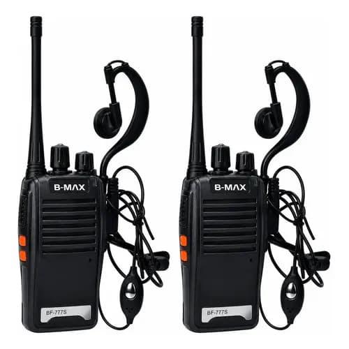 Kit 2 Rádios Comunicadores Bf-777s Walk Talk 16 Canais 12km