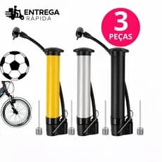 Bomba De Ar Vertical Encher Pneu Bike Bicicleta Boia Balão 25cm Pequena BomBinha